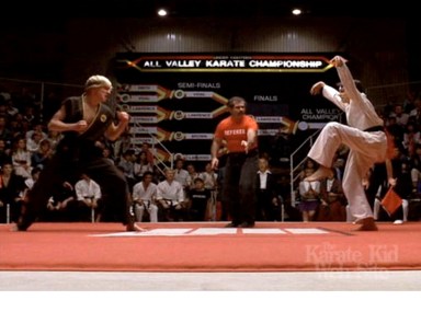 Karate Kid Crane Kick