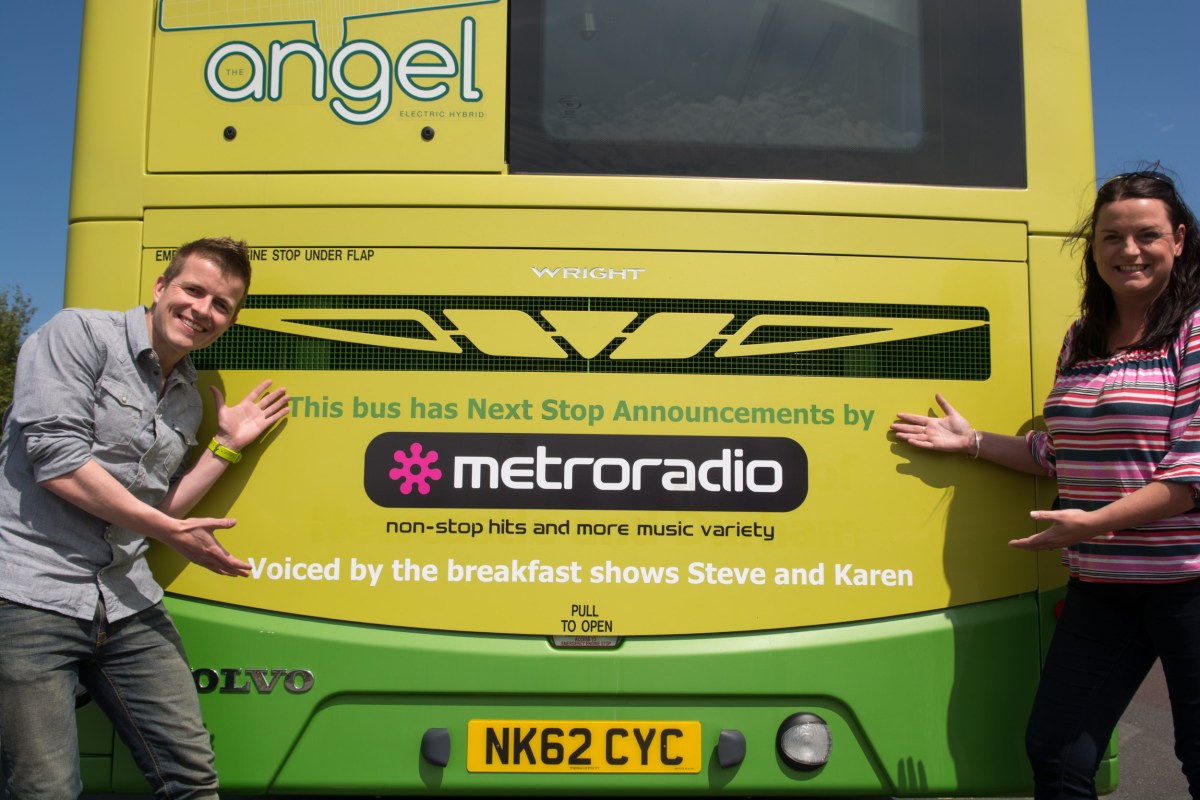 Go North East Angel Bus with Steve and Karen 3